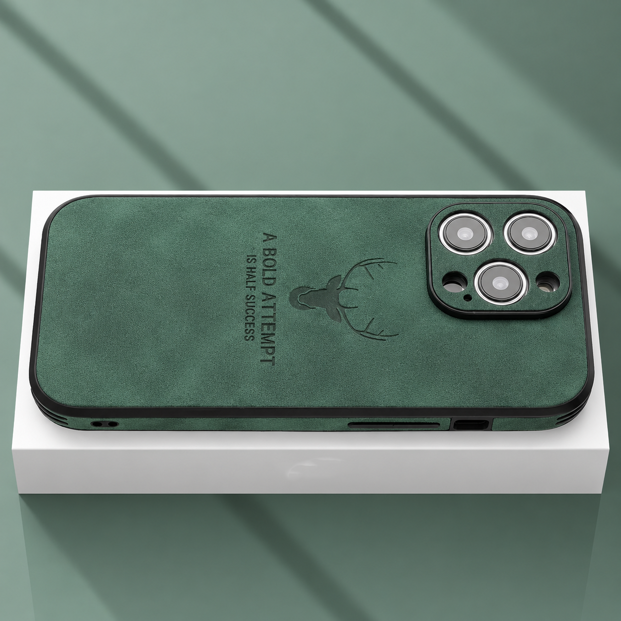 Premium iPhone Case MagSafe Compatible Deer Leather Texture Silicone Cover Camera Lens Protection Shockproof Anti Scratch Non Slip Slim Protective Design