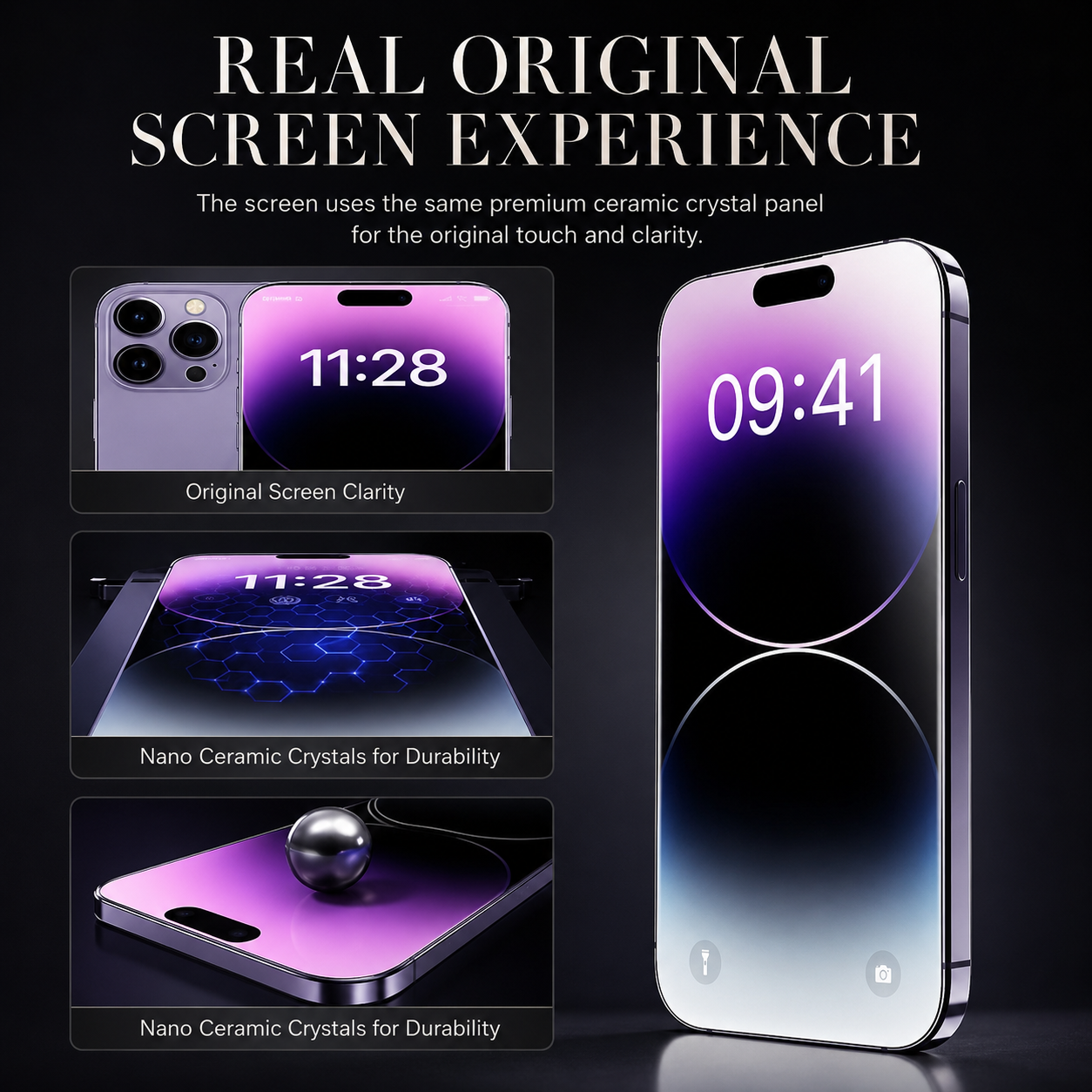 Premium iPhone Case MagSafe Compatible Double Sided Tempered Glass Protective Cover 360 Full Body Camera Lens Protection Shockproof Metal Frame Slim Design