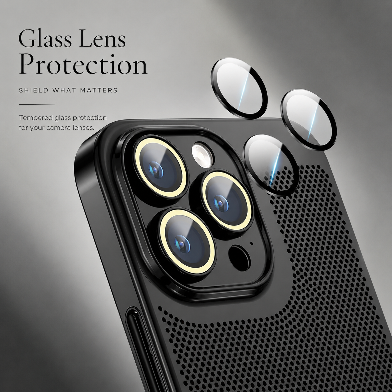 Premium iPhone Case MagSafe Compatible Honeycomb Texture Protective Cover Camera Lens Protection Shockproof Heat Dissipation Slim Design