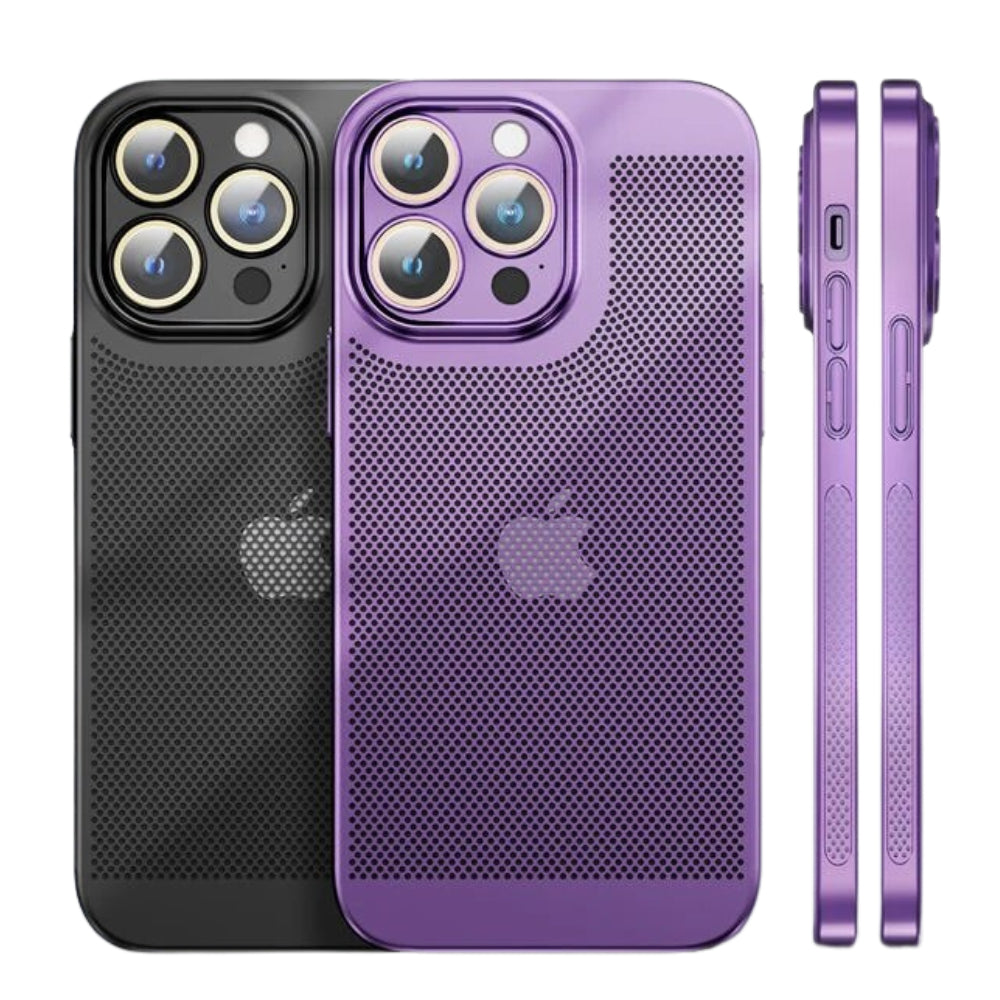 Premium iPhone Case MagSafe Compatible Honeycomb Texture Protective Cover Camera Lens Protection Shockproof Heat Dissipation Slim Design