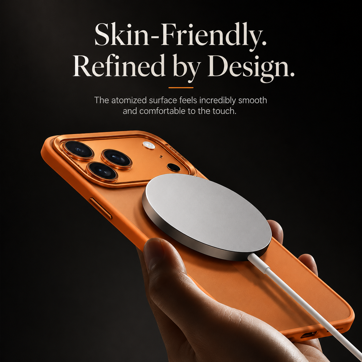 Premium iPhone Case MagSafe Compatible Hybrid Cover with Alloy Camera Frame, Shockproof Design, Secure Grip, Anti Fingerprint Finish and Camera Lens Protection