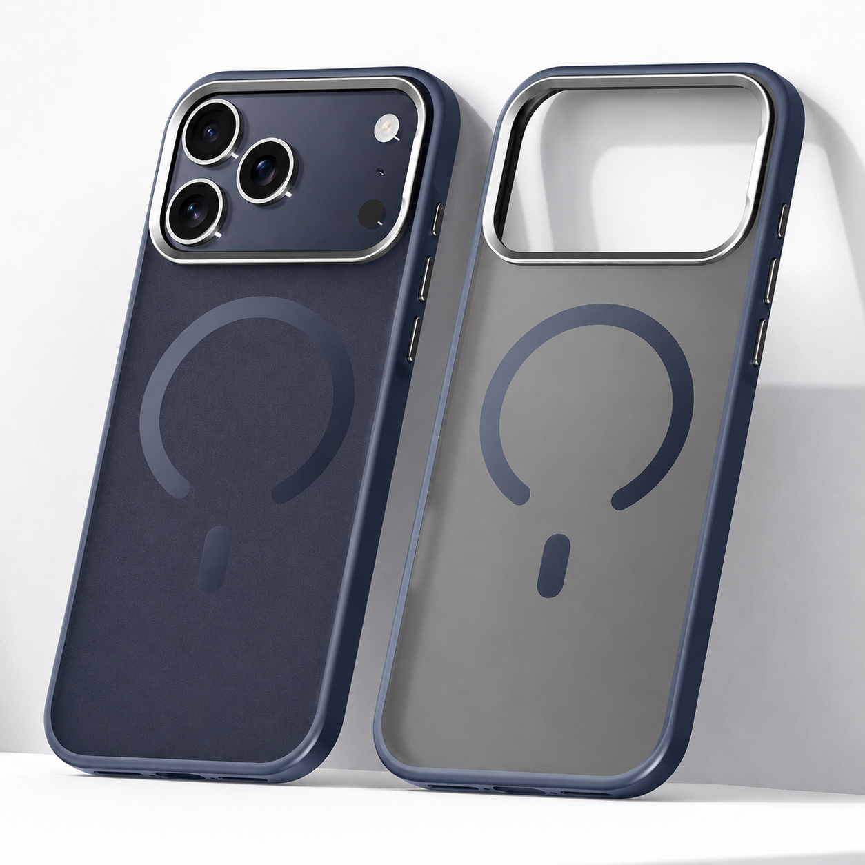 Premium iPhone Case MagSafe Compatible Hybrid Cover with Alloy Camera Frame, Shockproof Design, Secure Grip, Anti Fingerprint Finish and Camera Lens Protection