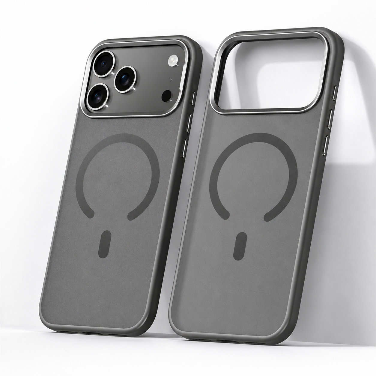 Premium iPhone Case MagSafe Compatible Hybrid Cover with Alloy Camera Frame, Shockproof Design, Secure Grip, Anti Fingerprint Finish and Camera Lens Protection
