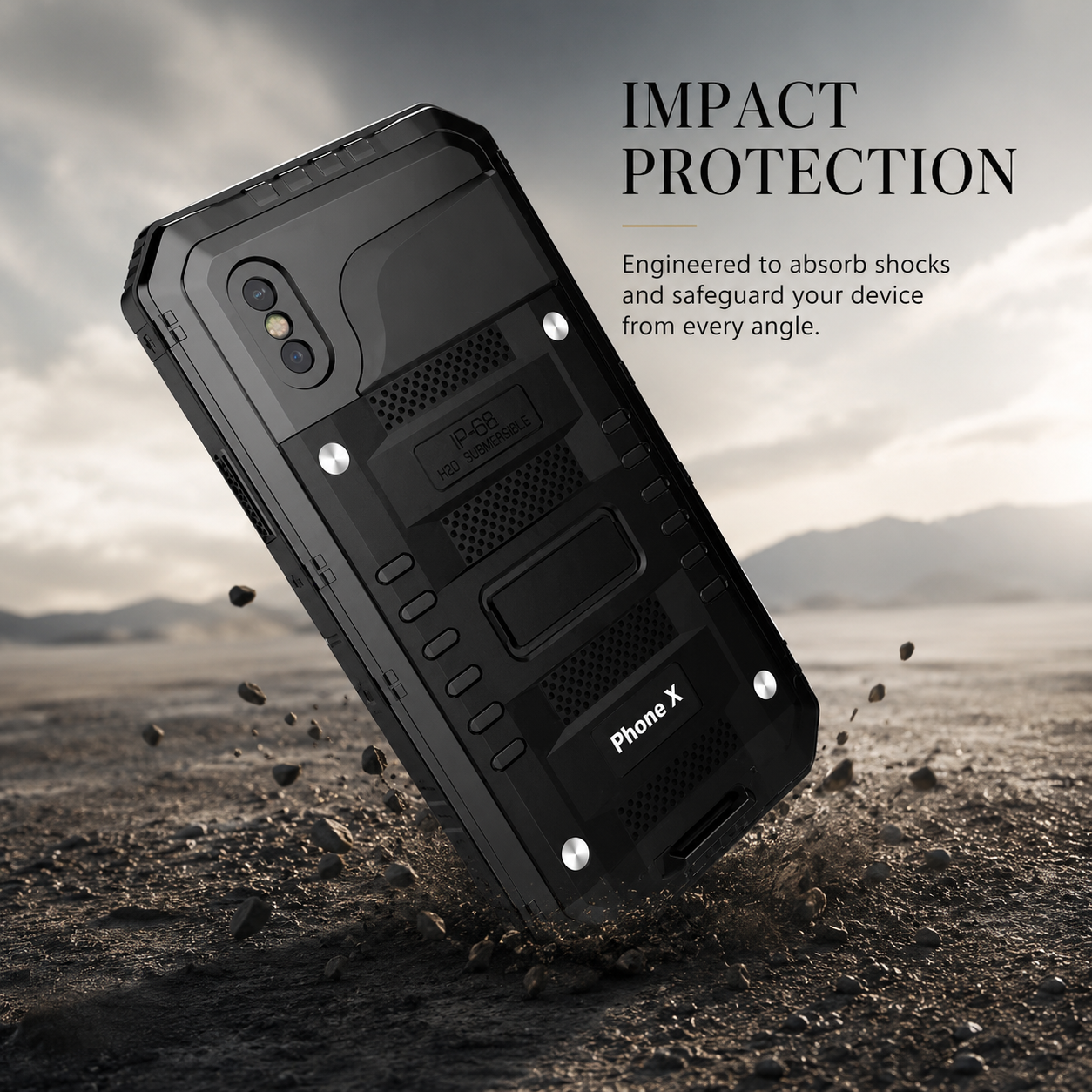 Premium iPhone Case MagSafe Compatible IP68 Waterproof Protective Cover Aluminum Armor Frame Camera Lens Guard Shockproof Full Body Design
