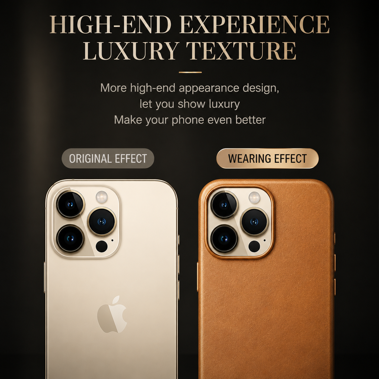 Premium iPhone Case MagSafe Compatible Leather Cover Camera Lens Protection Magnetic Shockproof Half Wrapped Design Anti Fingerprint Wireless Charging