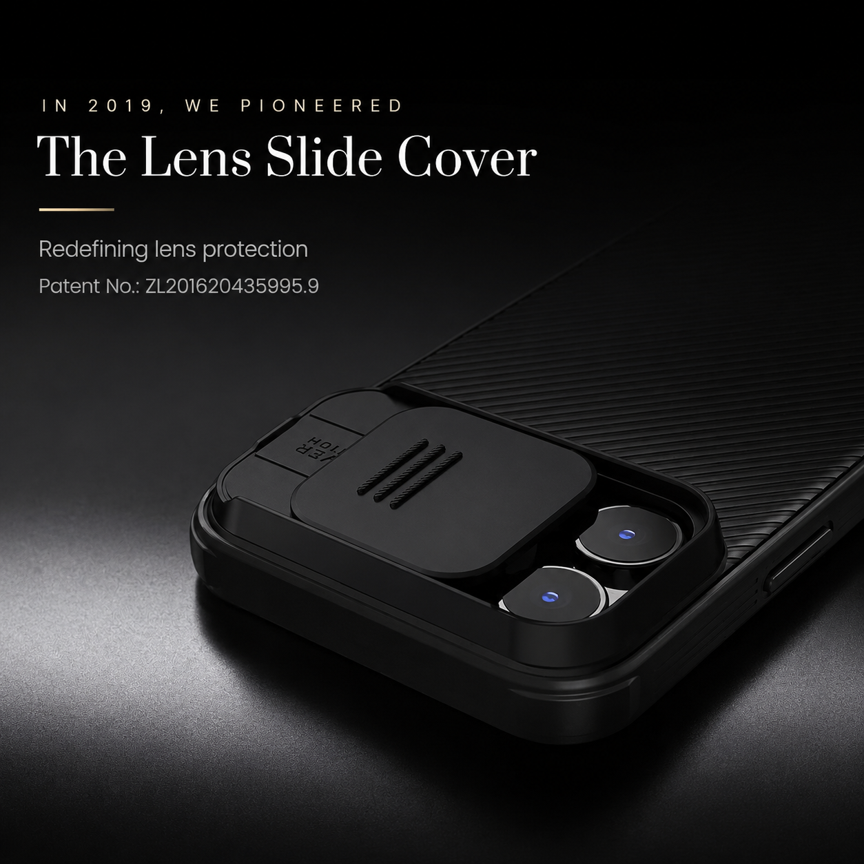 Premium iPhone Case MagSafe Compatible Leather Texture Protective Cover Sliding Camera Cover Camera Lens Protection Shockproof Slim Lightweight Design