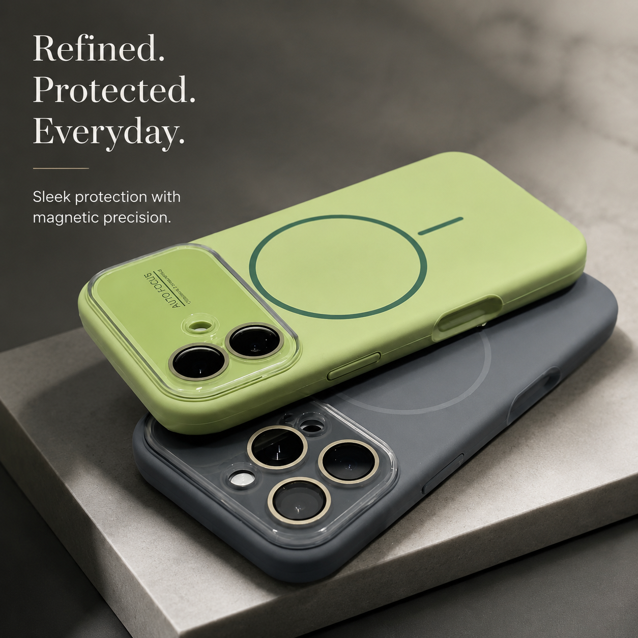 Premium iPhone Case MagSafe Compatible Liquid Silicone Cover with Camera Lens Protection, Shockproof Soft Touch Design, Slim Protective Fit