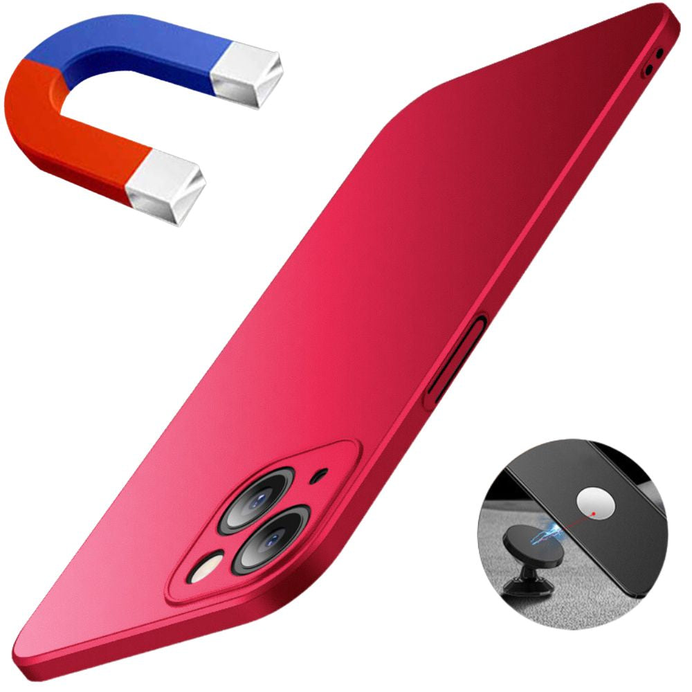 Premium iPhone Case MagSafe Compatible Magnetic Car Mount Protective Cover Camera Lens Protection Shockproof Ultra Thin Matte Slim Design