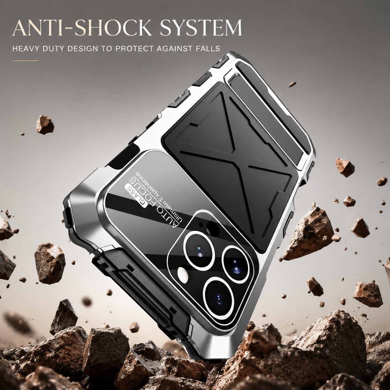 Premium iPhone Case MagSafe Compatible Magnetic Protective Cover 360 Metal Lock Frame Dual Tempered Glass Shockproof Camera Lens Guard Full Enclosure