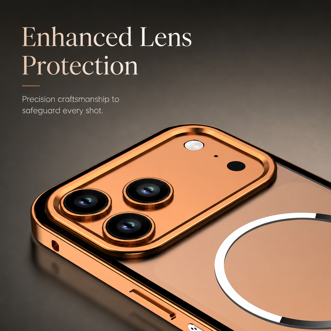 Premium iPhone Case MagSafe Compatible Magnetic Protective Cover Aluminum Alloy Frame Frosted Matte Back Camera Lens Guard Wireless Charging Slim Profile