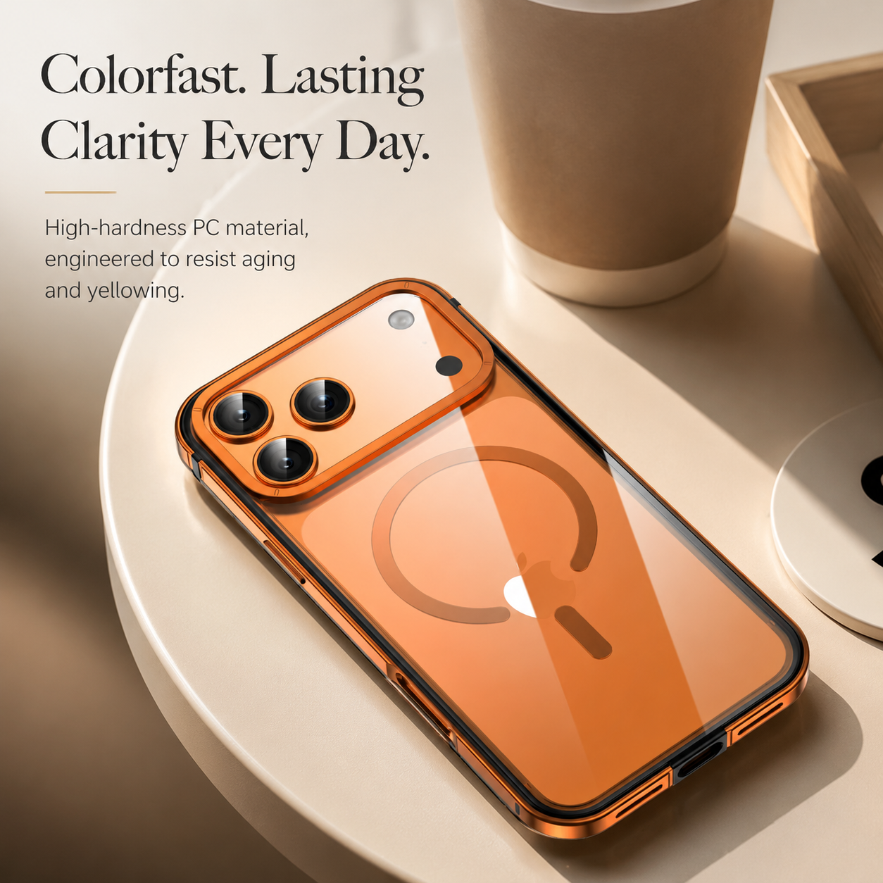 Premium iPhone Case MagSafe Compatible Magnetic Protective Cover Aluminum Alloy Frame Transparent Back Shockproof Camera Lens Guard Lightweight