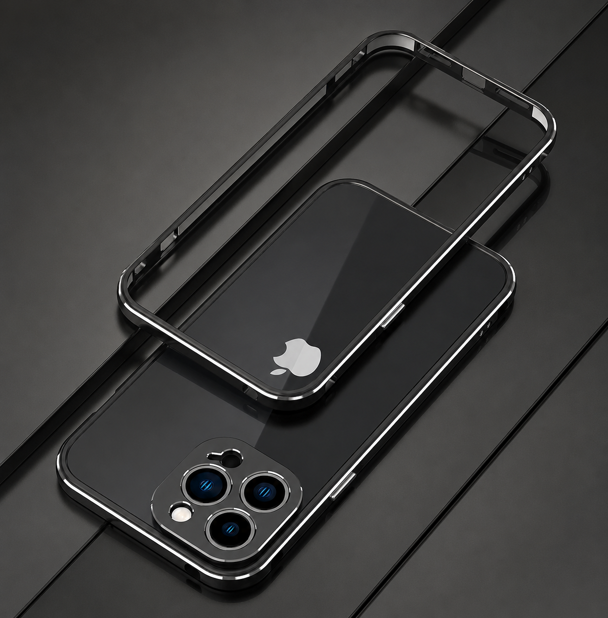 Premium iPhone Case MagSafe Compatible Magnetic Protective Cover Aluminum Bumper Camera Lens Protection Shockproof Full Protection Slim Design