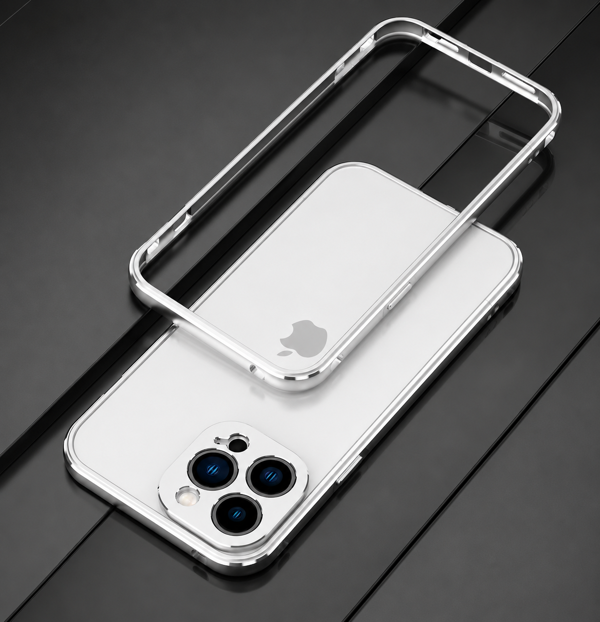 Premium iPhone Case MagSafe Compatible Magnetic Protective Cover Aluminum Bumper Camera Lens Protection Shockproof Full Protection Slim Design
