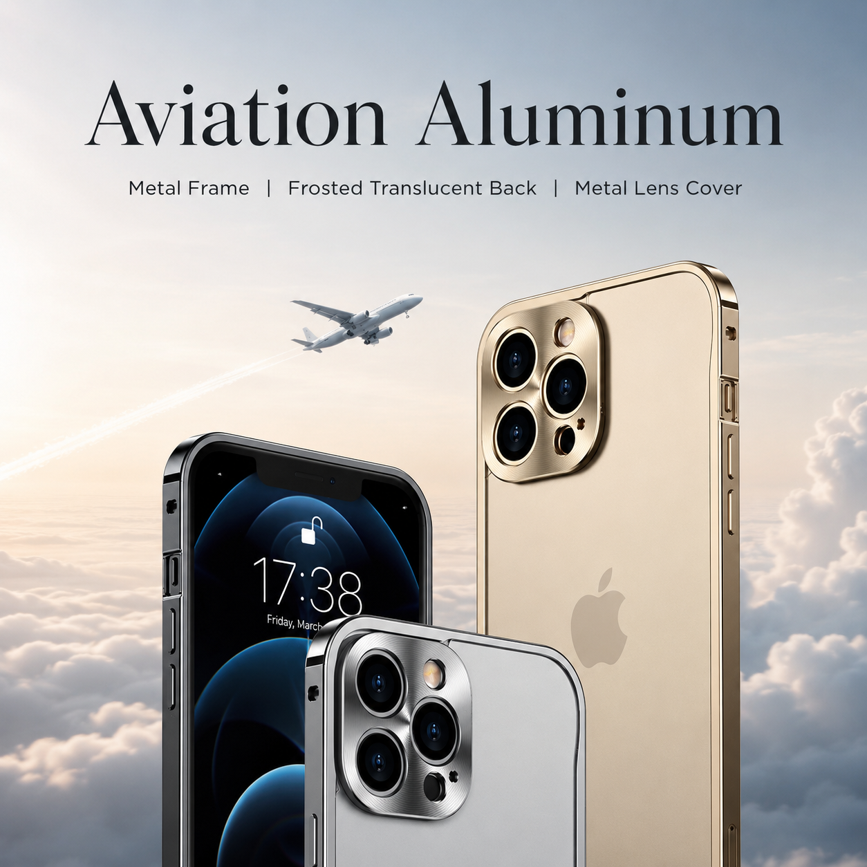 Premium iPhone Case MagSafe Compatible Magnetic Protective Cover Aluminum Metal Frame Camera Lens Guard Shockproof Full Protection Slim Design