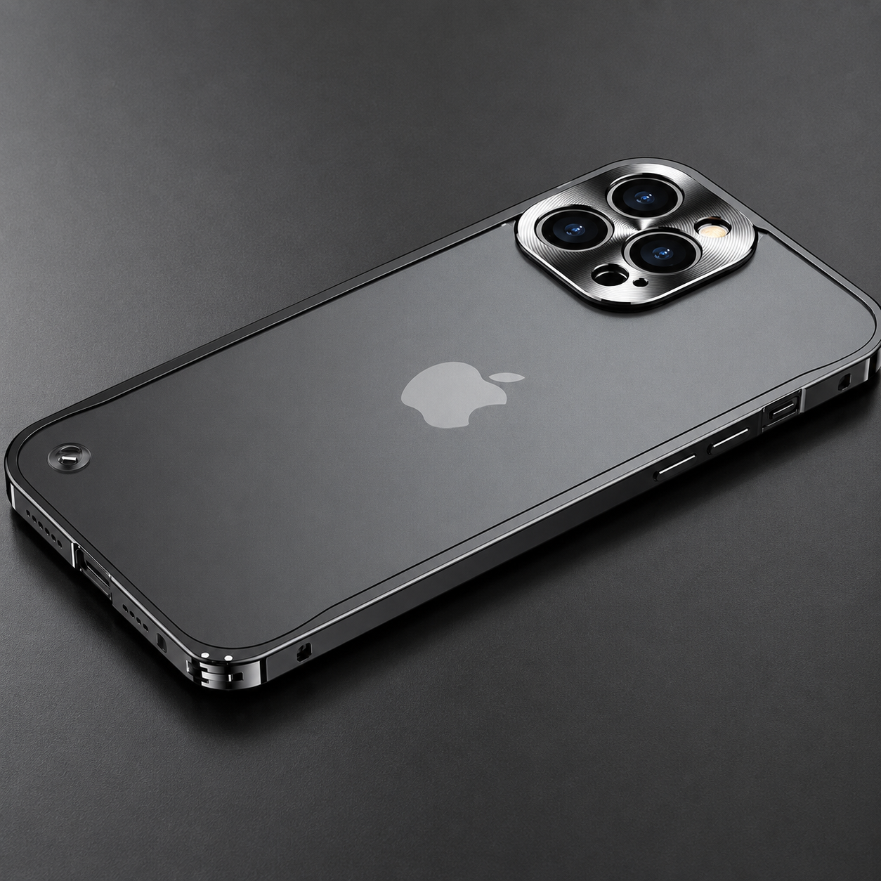 Premium iPhone Case MagSafe Compatible Magnetic Protective Cover Aluminum Metal Frame Camera Lens Guard Shockproof Full Protection Slim Design