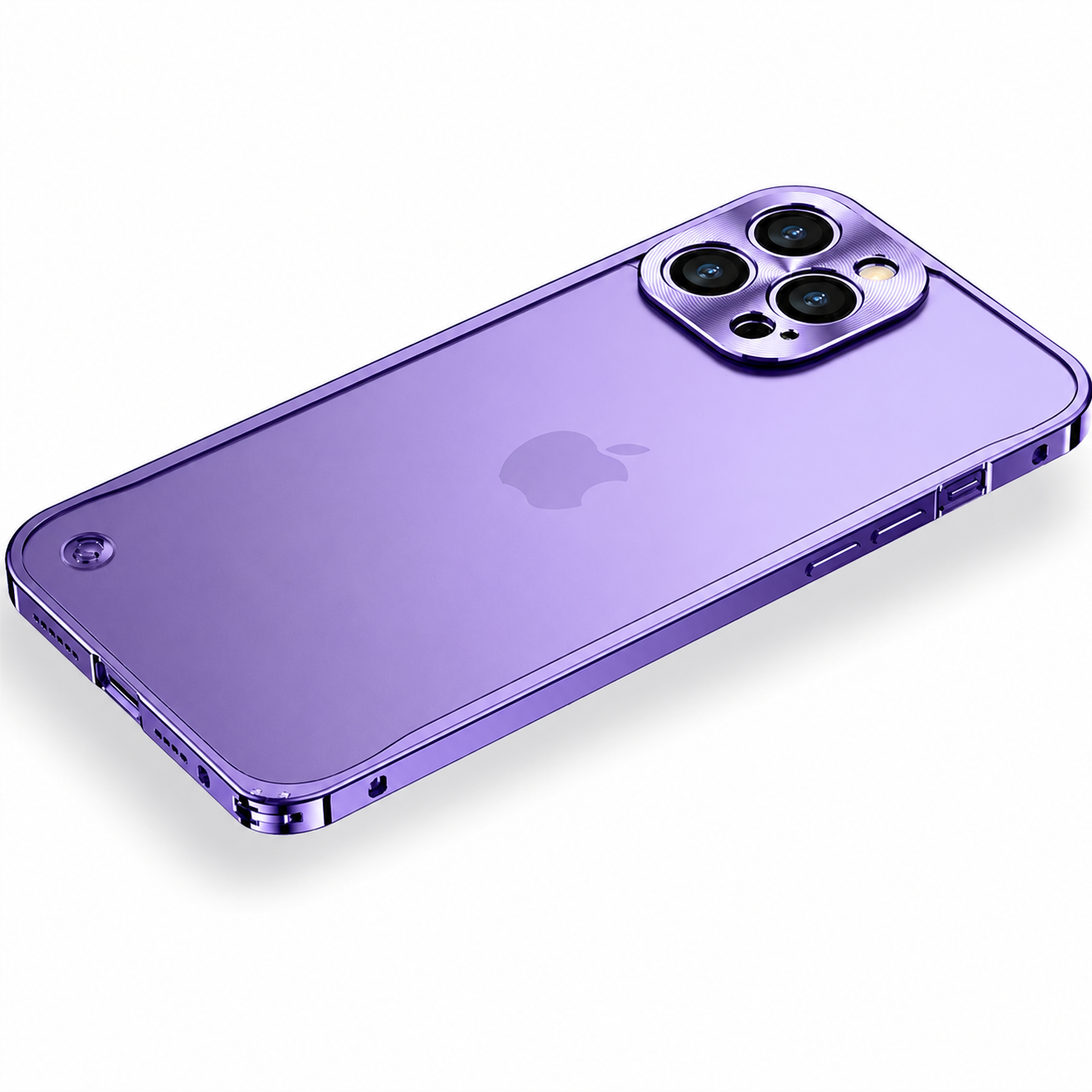 Premium iPhone Case MagSafe Compatible Magnetic Protective Cover Aluminum Metal Frame Camera Lens Guard Shockproof Full Protection Slim Design