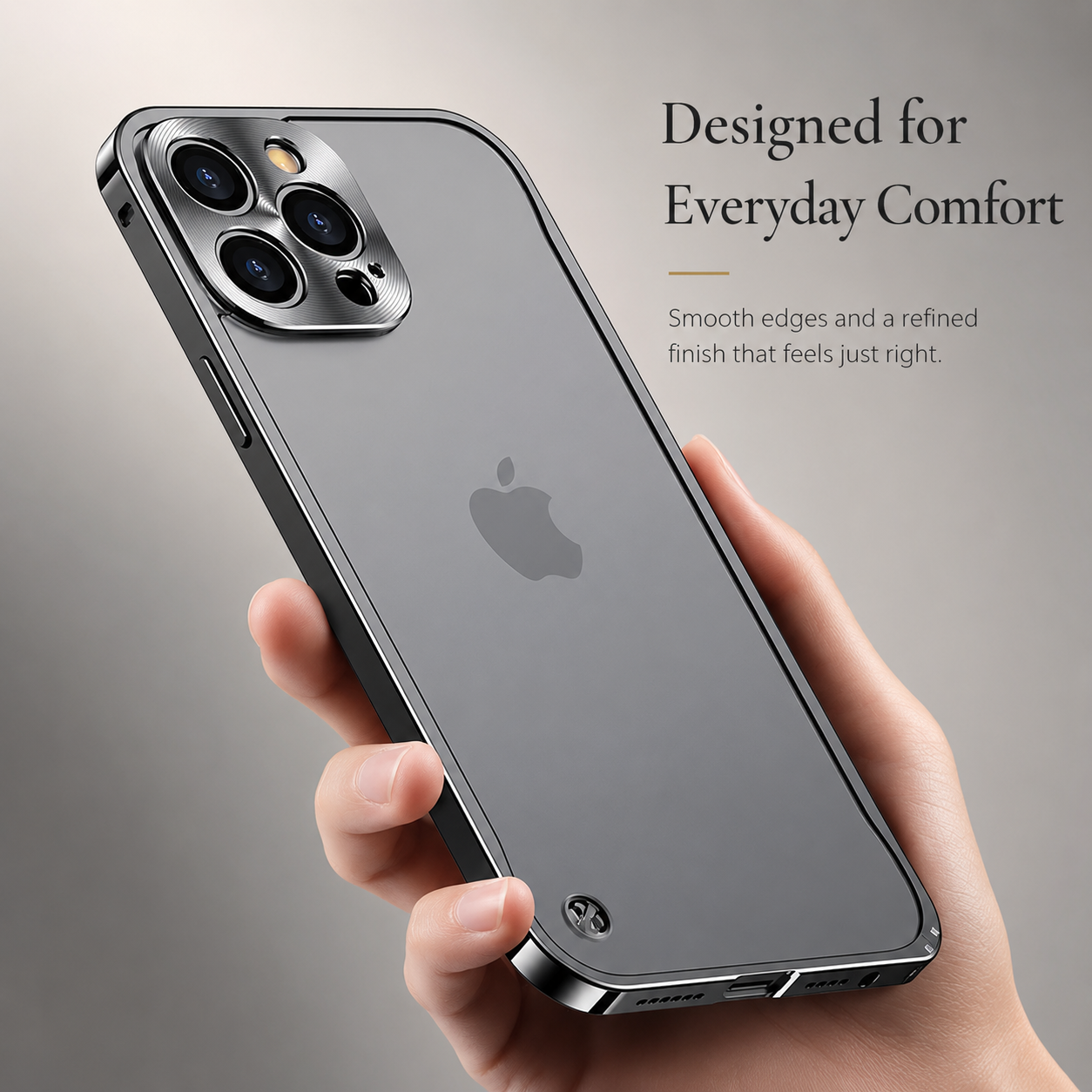 Premium iPhone Case MagSafe Compatible Magnetic Protective Cover Aluminum Metal Frame Camera Lens Guard Shockproof Full Protection Slim Design
