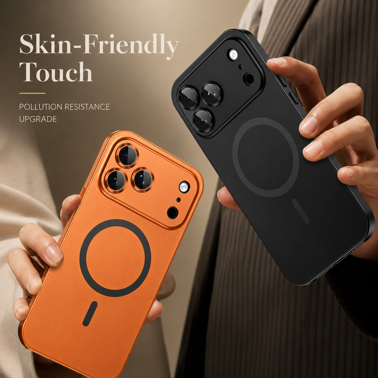 Premium iPhone Case MagSafe Compatible Magnetic Protective Cover Aluminum Metal Frame Camera Lens Protection Shockproof Ultra Thin Full Protection