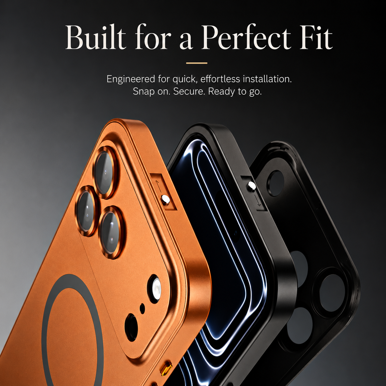 Premium iPhone Case MagSafe Compatible Magnetic Protective Cover Aluminum Metal Frame Camera Lens Protection Shockproof Ultra Thin Full Protection