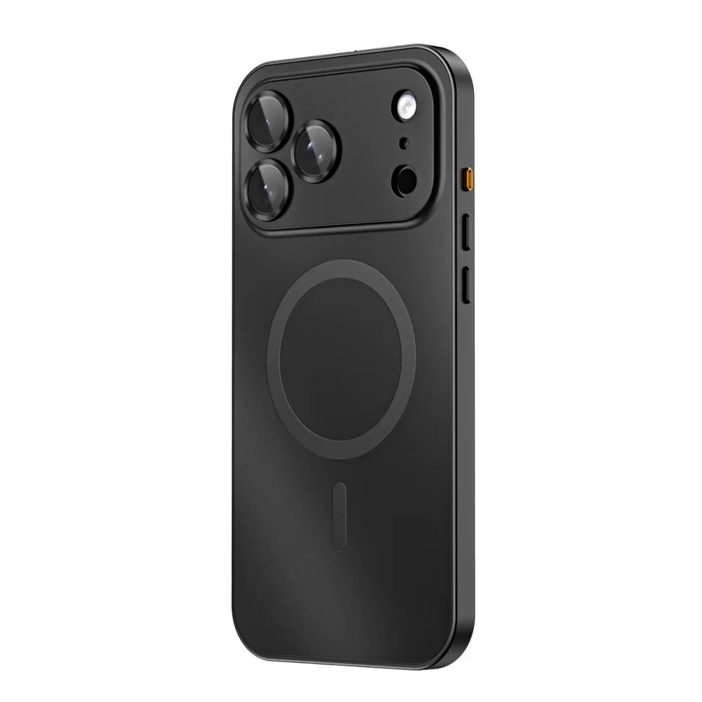 Premium iPhone Case MagSafe Compatible Magnetic Protective Cover Aluminum Metal Frame Camera Lens Protection Shockproof Ultra Thin Full Protection