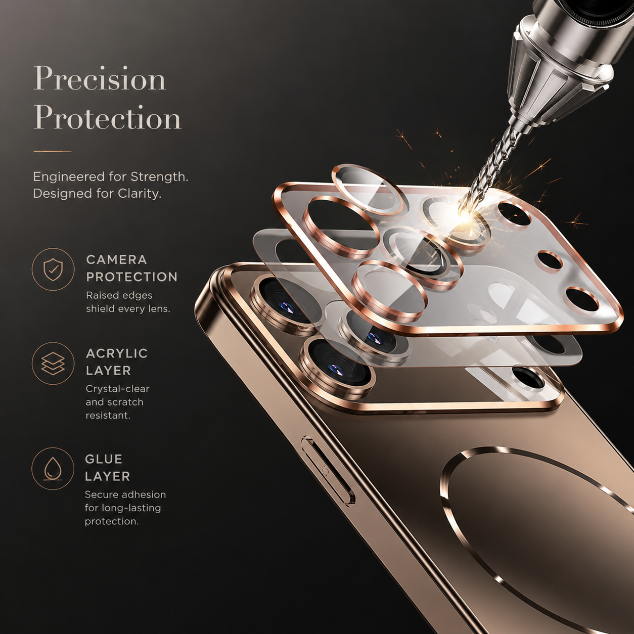 Premium iPhone Case MagSafe Compatible Magnetic Protective Cover Camera Lens Protection Shockproof Ultra Thin Matte Anti Fingerprint Hard Back