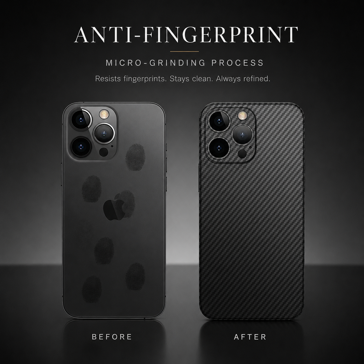 Premium iPhone Case MagSafe Compatible Magnetic Protective Cover Carbon Fiber Matte PP Back Camera Lens Protection Ultra Thin Lightweight Scratch Resistant Slim Design