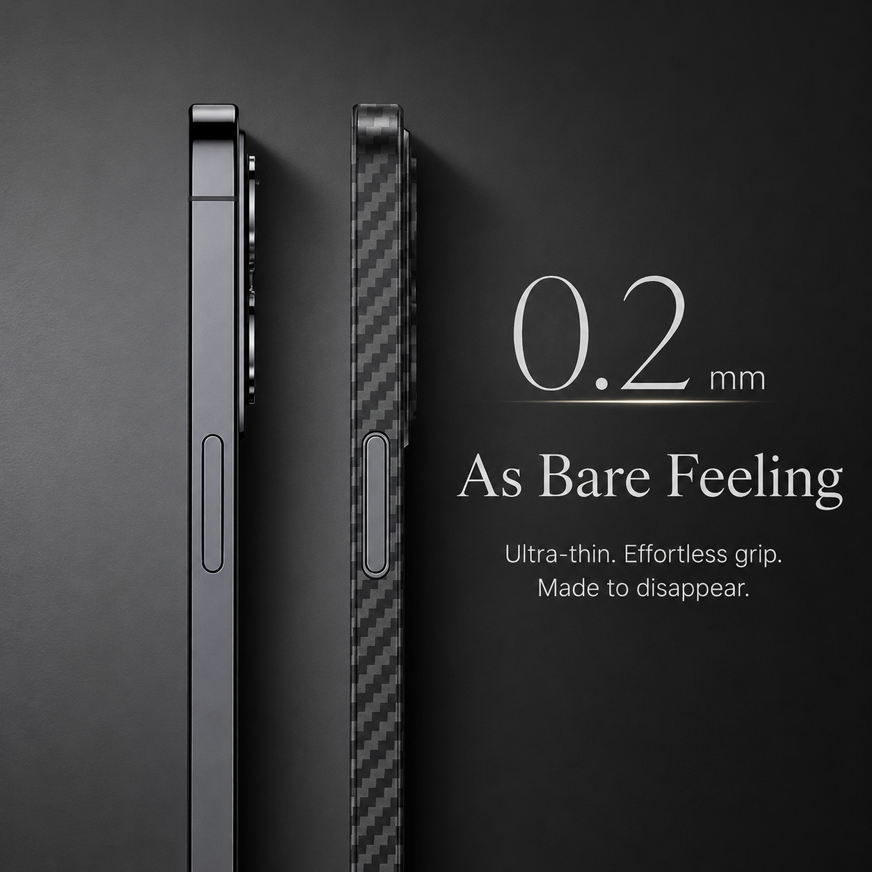 Premium iPhone Case MagSafe Compatible Magnetic Protective Cover Carbon Fiber Matte PP Back Camera Lens Protection Ultra Thin Lightweight Scratch Resistant Slim Design