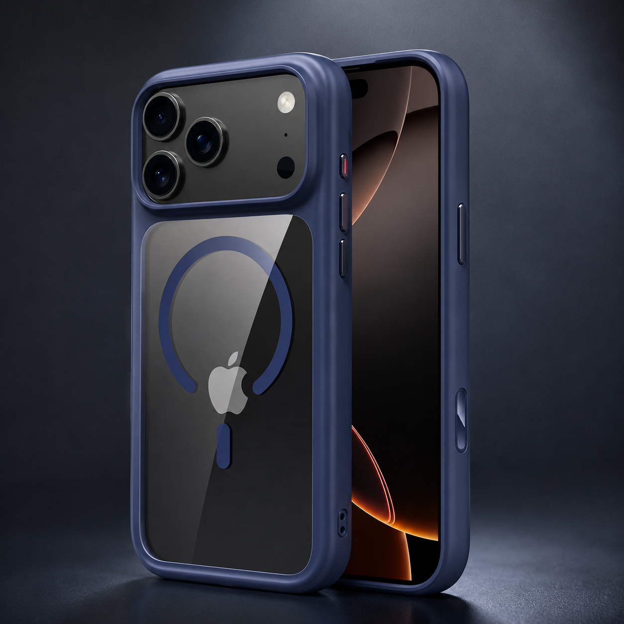 Premium iPhone Case MagSafe Compatible Magnetic Protective Cover Clear Transparent Back Shockproof Armor Camera Control Button Anti Scratch Texture