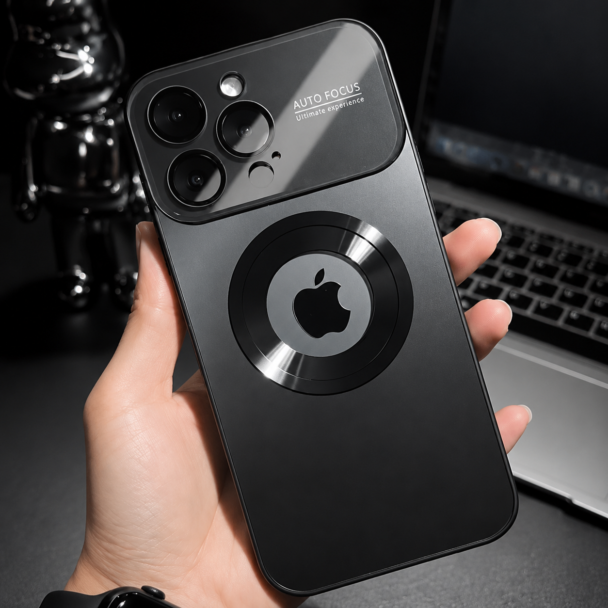Premium iPhone Case MagSafe Compatible Magnetic Protective Cover Matte Finish Shockproof PC TPU Construction Camera Lens Guard Slim Durable Design