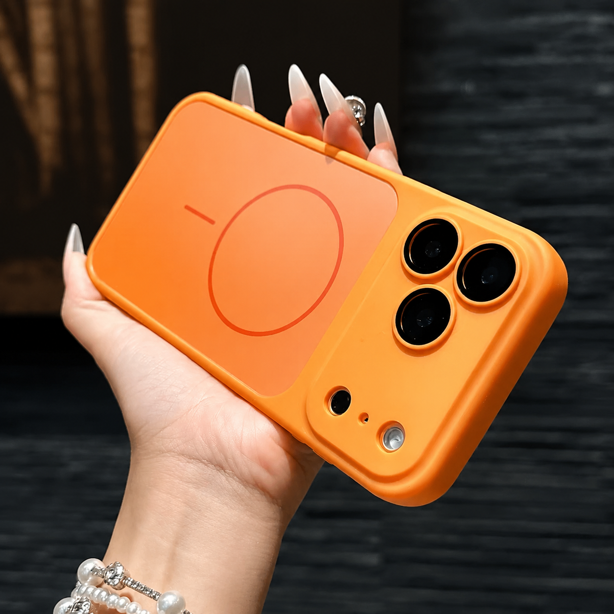 Premium iPhone Case MagSafe Compatible Magnetic Protective Cover Matte Shockproof PC Back Glass Camera Lens Guard Anti Fingerprint Finish Lightweight