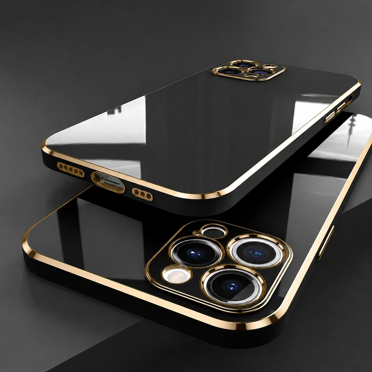 Premium iPhone Case MagSafe Compatible Magnetic Protective Cover Matte Silicone Electroplated Frame Shockproof Camera Lens Guard Wireless Charging