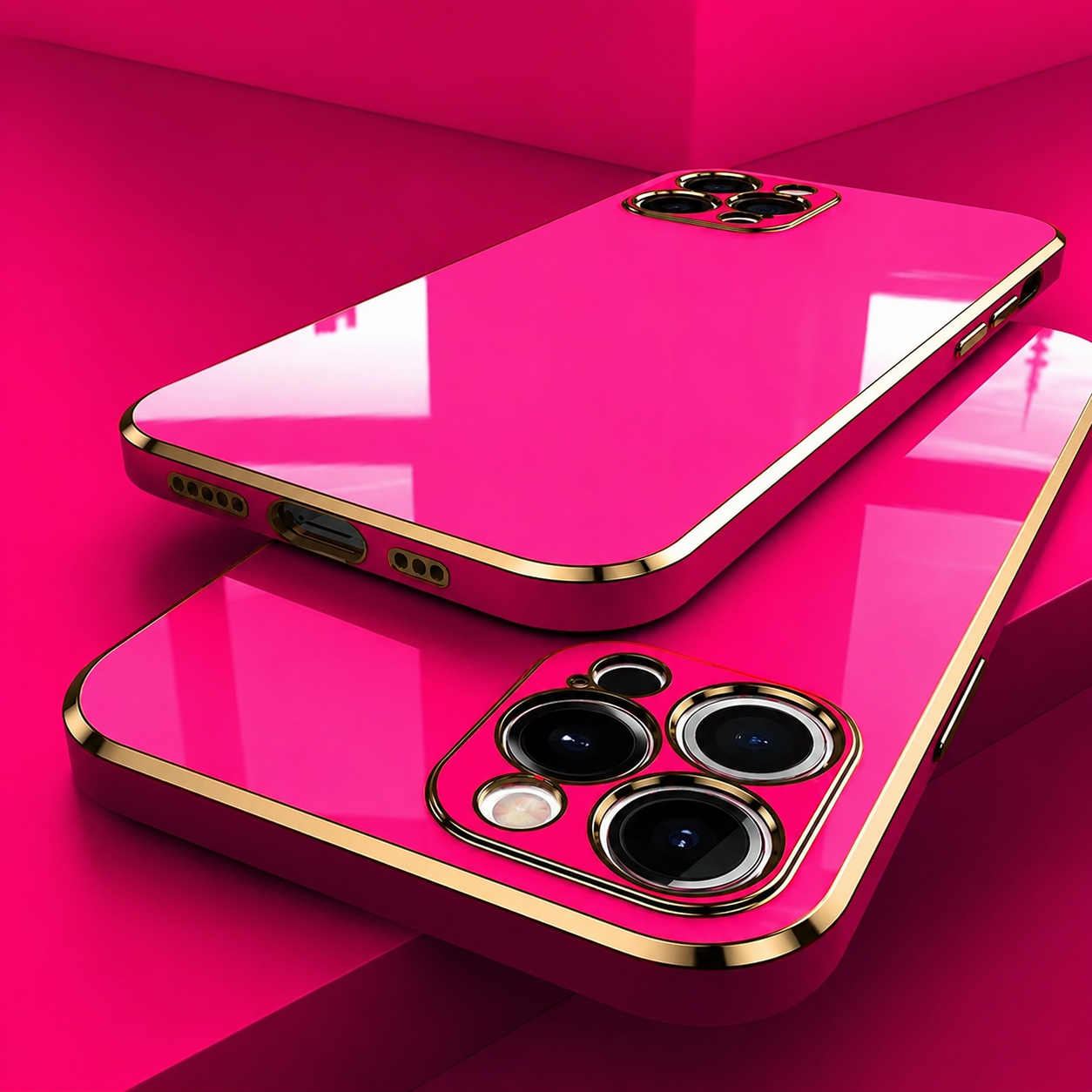 Premium iPhone Case MagSafe Compatible Magnetic Protective Cover Matte Silicone Electroplated Frame Shockproof Camera Lens Guard Wireless Charging
