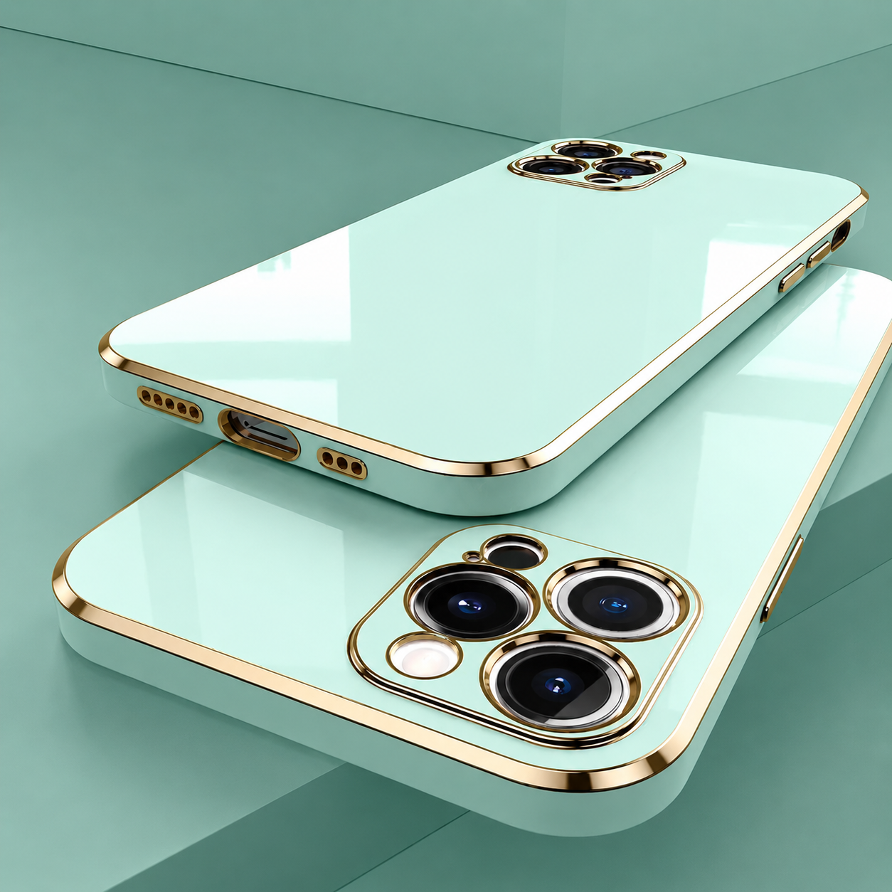 Premium iPhone Case MagSafe Compatible Magnetic Protective Cover Matte Silicone Electroplated Frame Shockproof Camera Lens Guard Wireless Charging