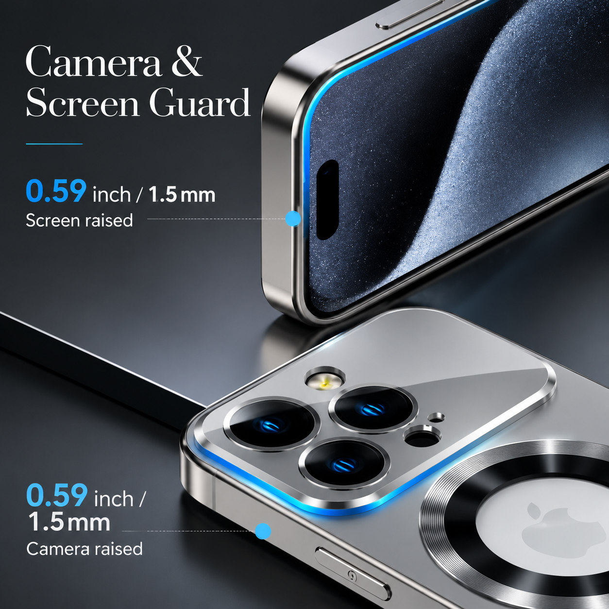 Premium iPhone Case MagSafe Compatible Magnetic Protective Cover Metallic Matte PC TPU Back Shockproof Camera Lens Guard Ultra Thin Full Coverage