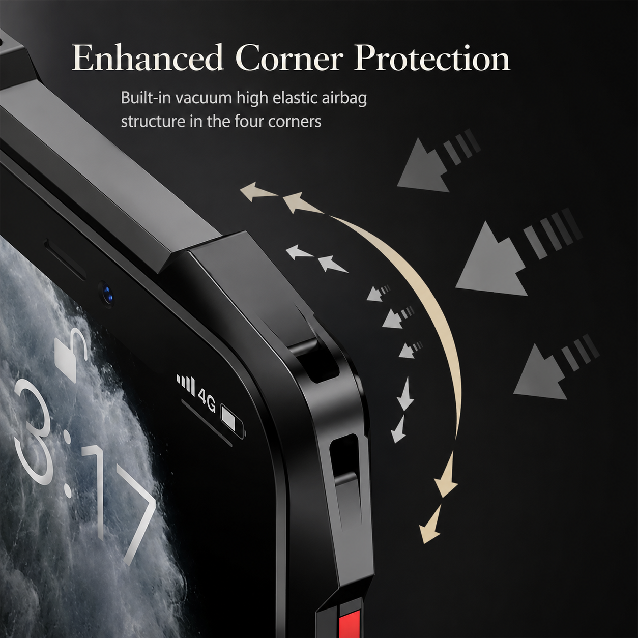 Premium iPhone Case MagSafe Compatible Magnetic Protective Cover Military Armor Metal Frame Dual Layer Shockproof Tempered Glass Rugged Design