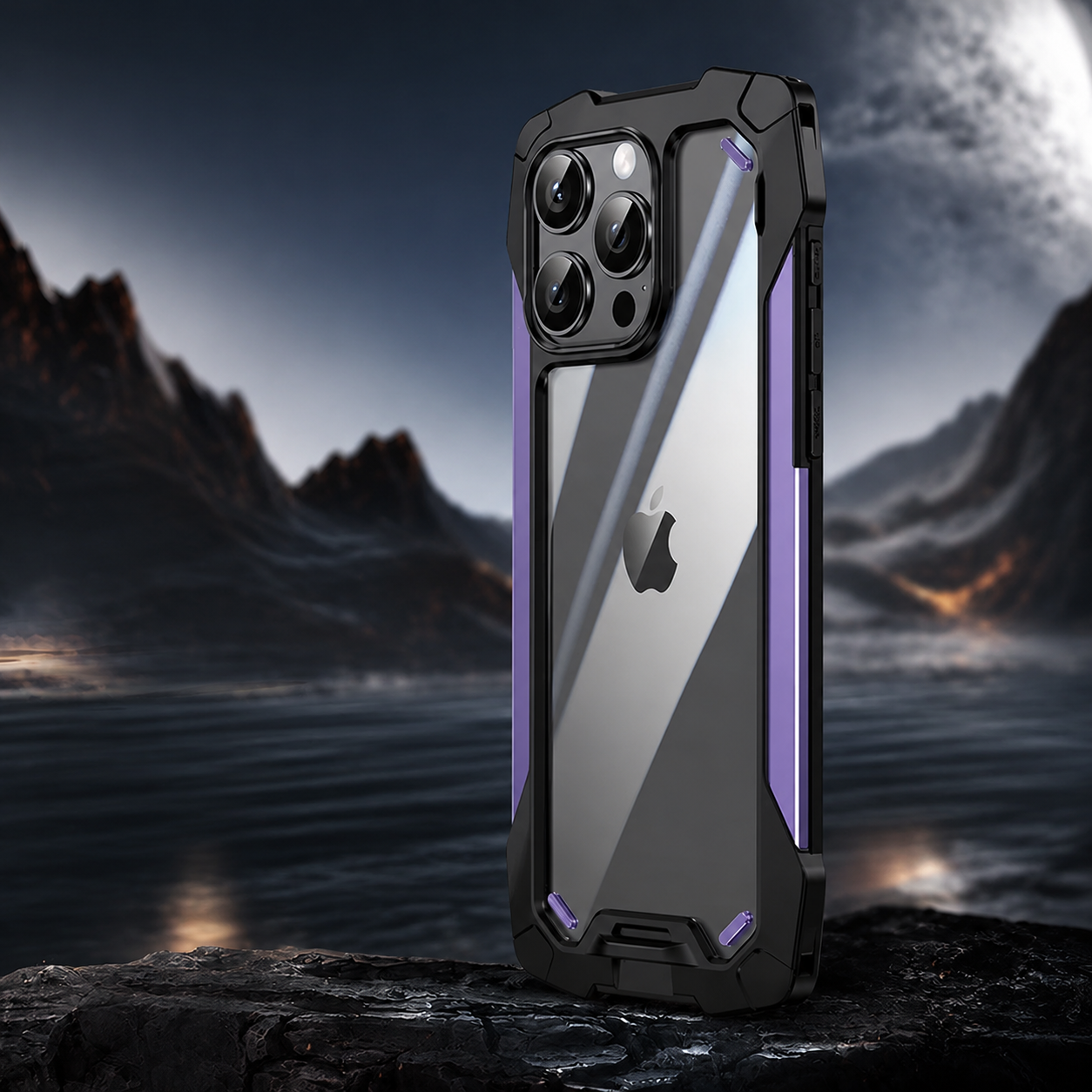 Premium iPhone Case MagSafe Compatible Magnetic Protective Cover Military Armor Metal Frame Dual Layer Shockproof Tempered Glass Rugged Design