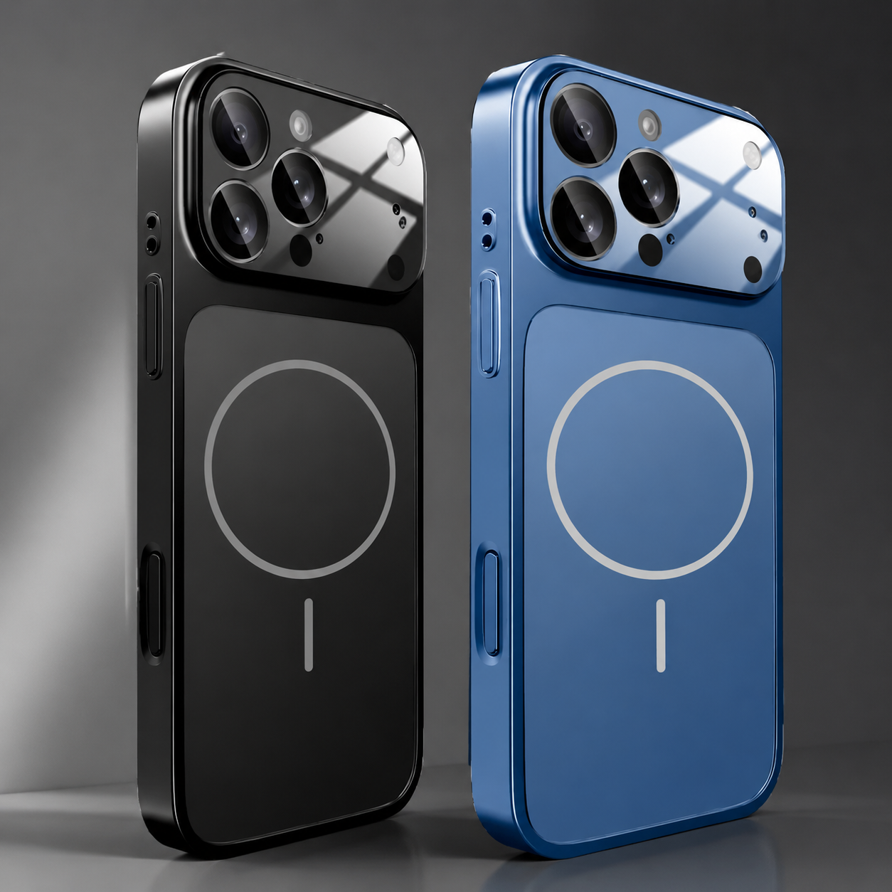 Premium iPhone Case MagSafe Compatible Magnetic Protective Cover Nano Matte Glass Back Shockproof Armor Frame Camera Lens Guard Anti Fingerprint