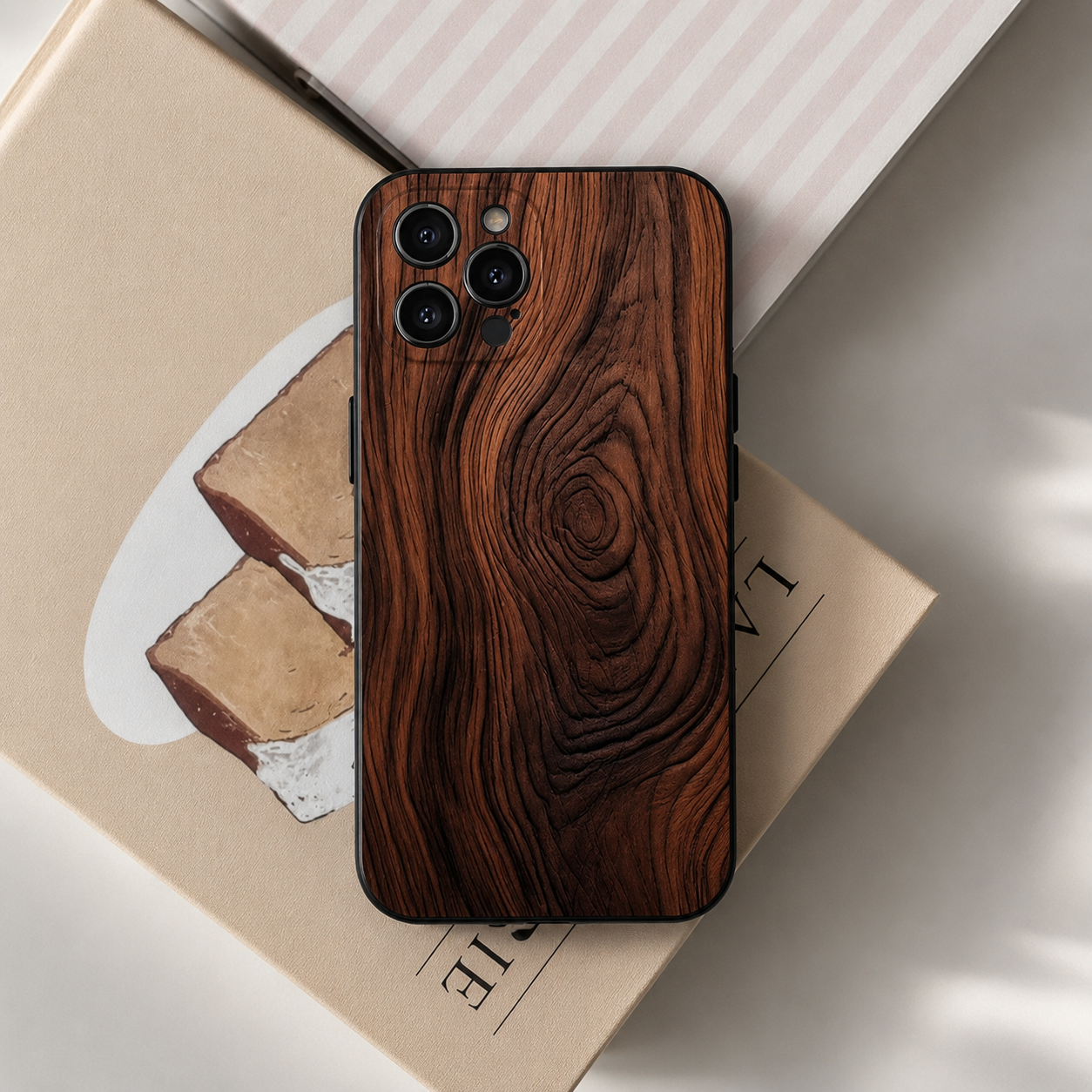 Premium iPhone Case MagSafe Compatible Magnetic Protective Cover Natural Wood Back Camera Lens Protection Shockproof Ultra Thin Slim Design