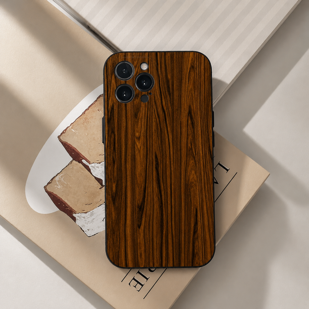 Premium iPhone Case MagSafe Compatible Magnetic Protective Cover Natural Wood Back Camera Lens Protection Shockproof Ultra Thin Slim Design
