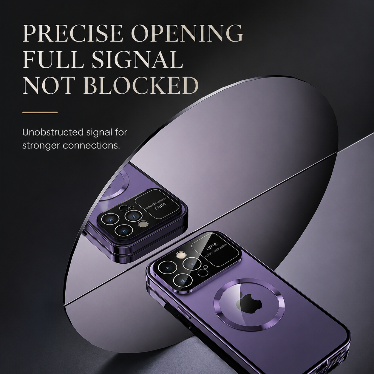 Premium iPhone Case MagSafe Compatible Magnetic Protective Cover Privacy Screen Frosted Glass Back Anti Spy Shockproof Full Coverage Texture