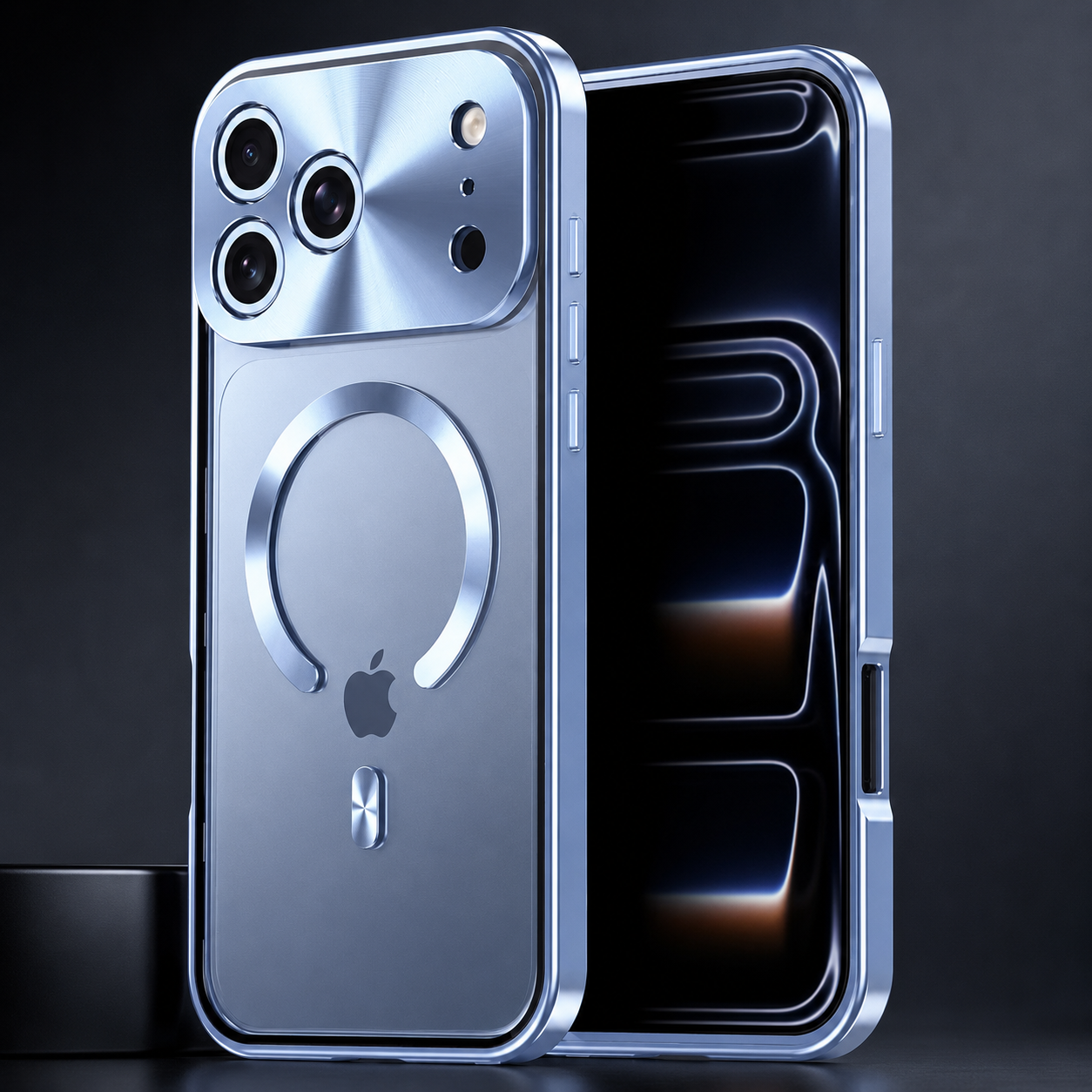 Premium iPhone Case MagSafe Compatible Magnetic Protective Cover Privacy Screen Protector Camera Lens Guard Shockproof Clear Back Slim Design