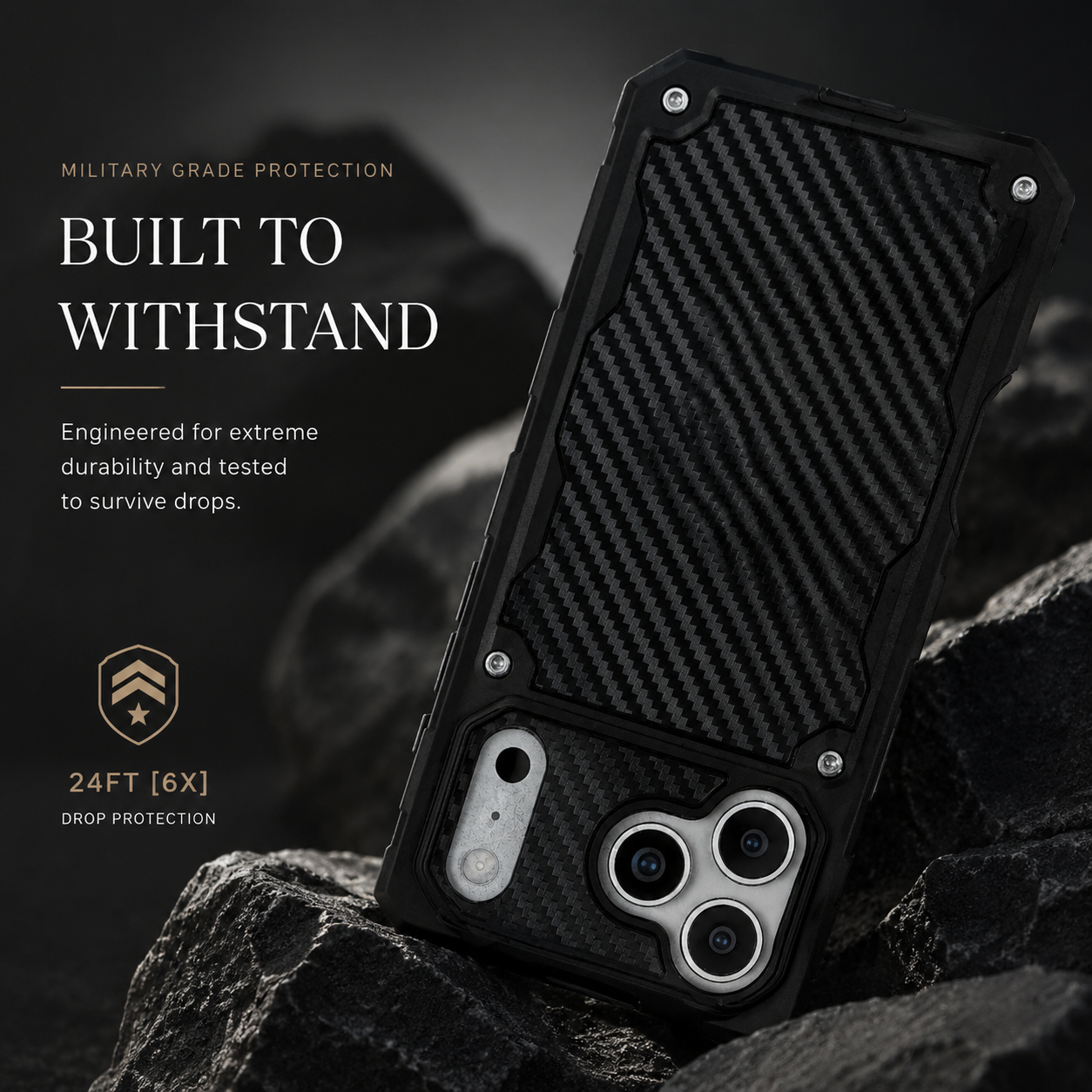 Premium iPhone Case MagSafe Compatible Magnetic Protective Cover Rugged Heavy Duty Shockproof Anti Slip Grip Wireless Charging Durable Frame