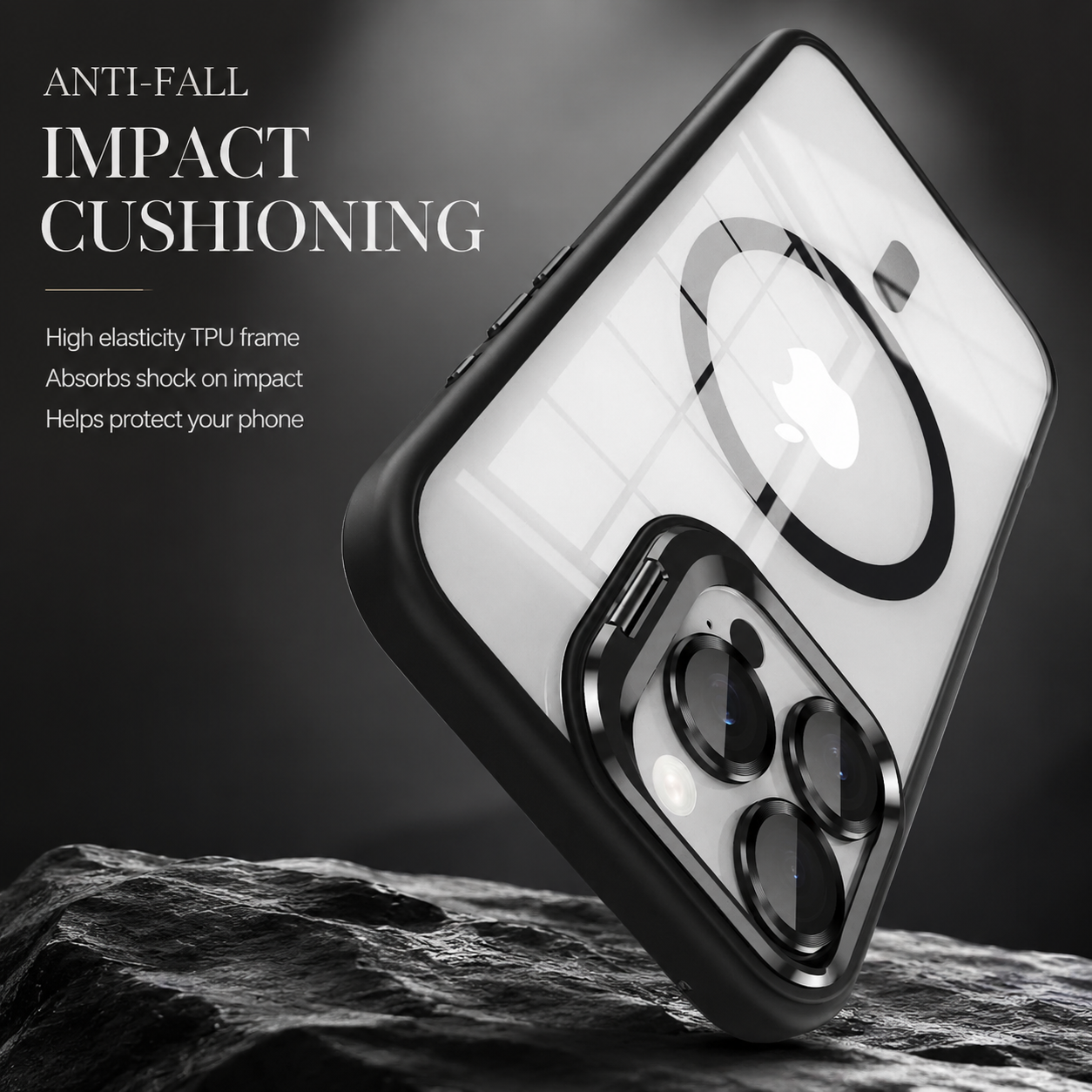 Premium iPhone Case MagSafe Compatible Magnetic Protective Cover Shockproof Bumper Camera Lens Guard Full Body Defense Wireless Charging Durable