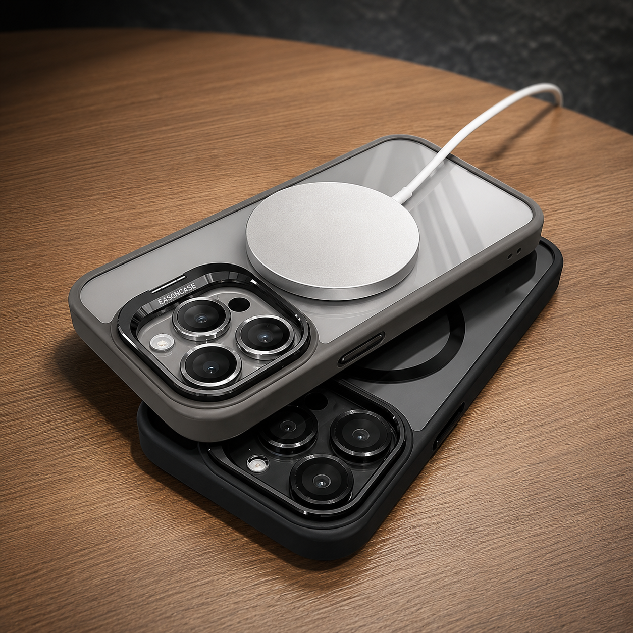 Premium iPhone Case MagSafe Compatible Magnetic Protective Cover Shockproof Bumper Camera Lens Guard Full Body Defense Wireless Charging Durable