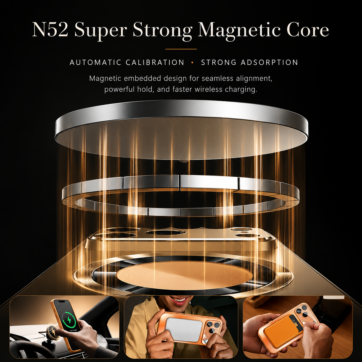 Premium iPhone Case MagSafe Compatible Magnetic Protective Cover Titanium Metallic Matte Finish Camera Lens Protection Shockproof Ultra Thin Design