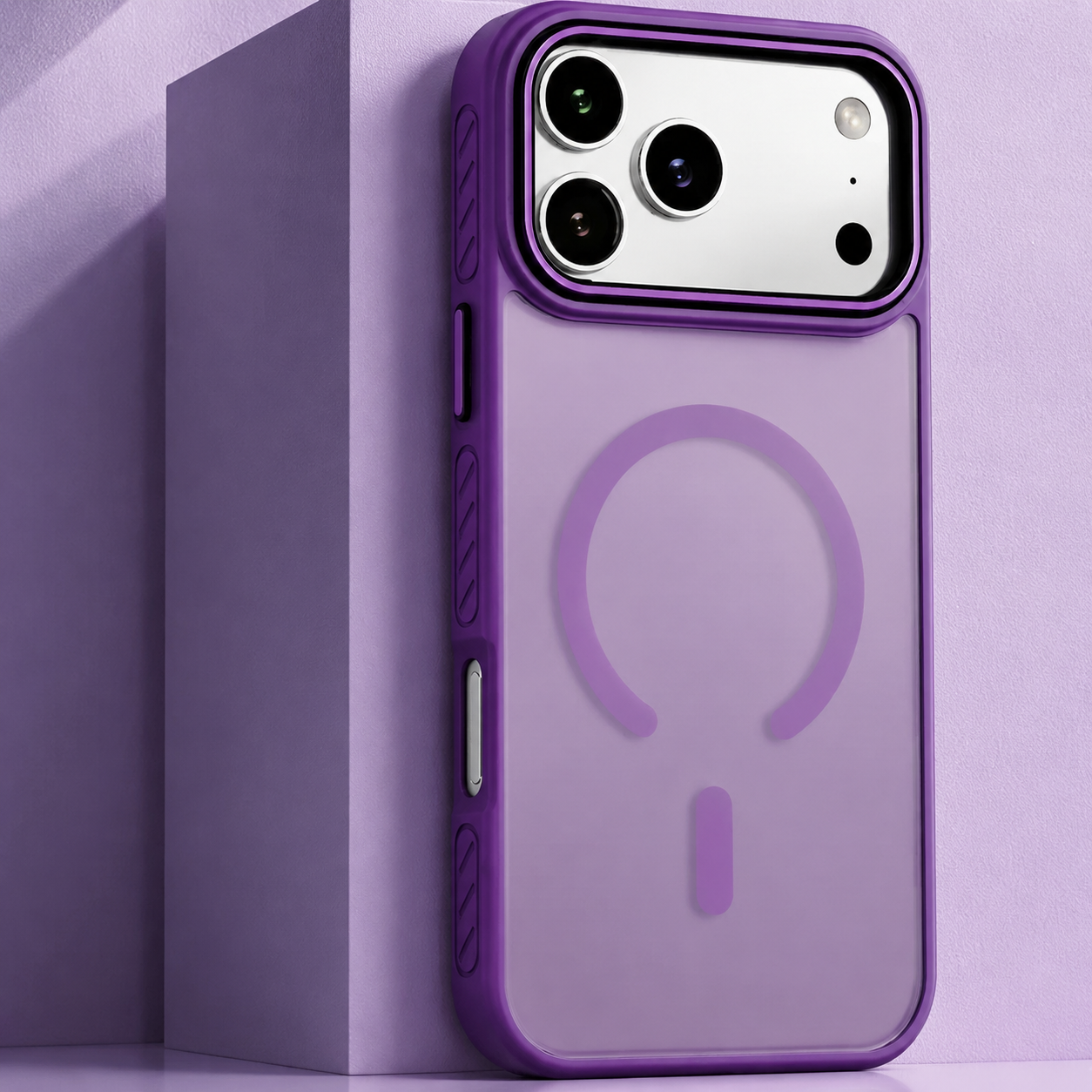 Premium iPhone Case MagSafe Compatible Magnetic Protective Cover Transparent Matte Back Shockproof Frame Camera Lens Guard Anti Fingerprint Design