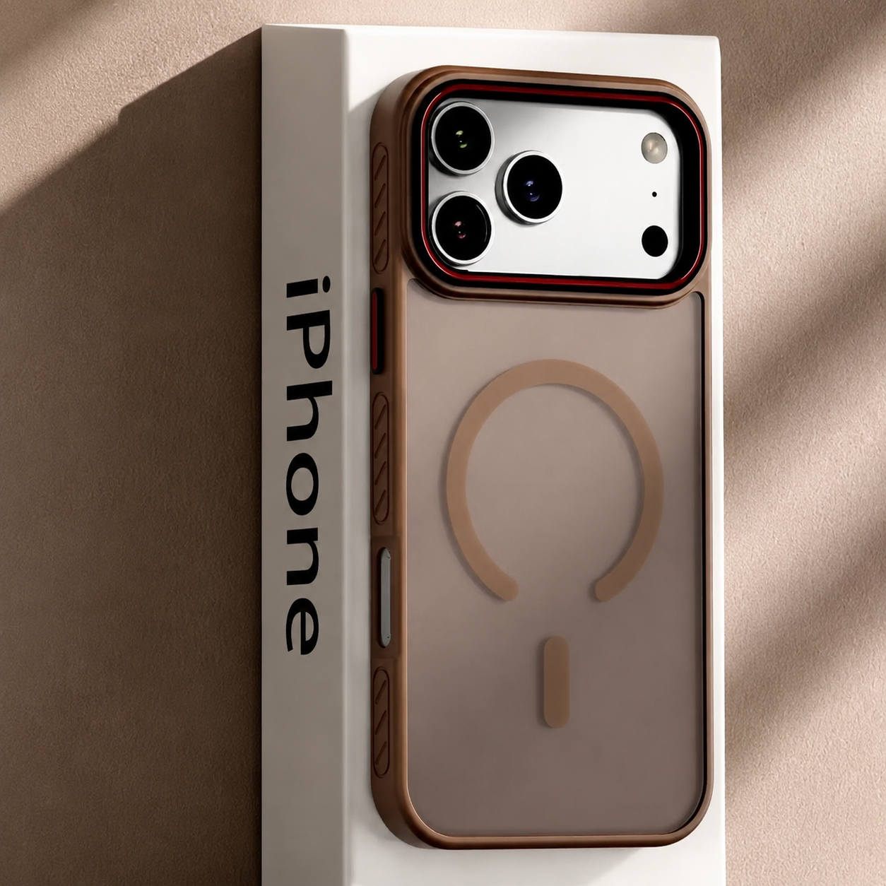 Premium iPhone Case MagSafe Compatible Magnetic Protective Cover Transparent Matte Back Shockproof Frame Camera Lens Guard Anti Fingerprint Design
