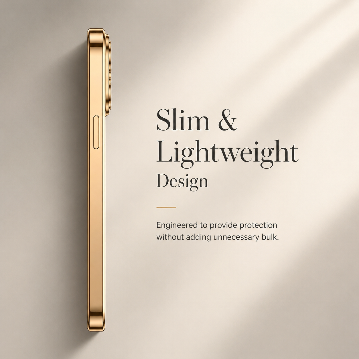 Premium iPhone Case MagSafe Compatible Magnetic Protective Cover Transparent TPU Desert Gold Finish Shockproof Camera Lens Guard Anti Yellowing