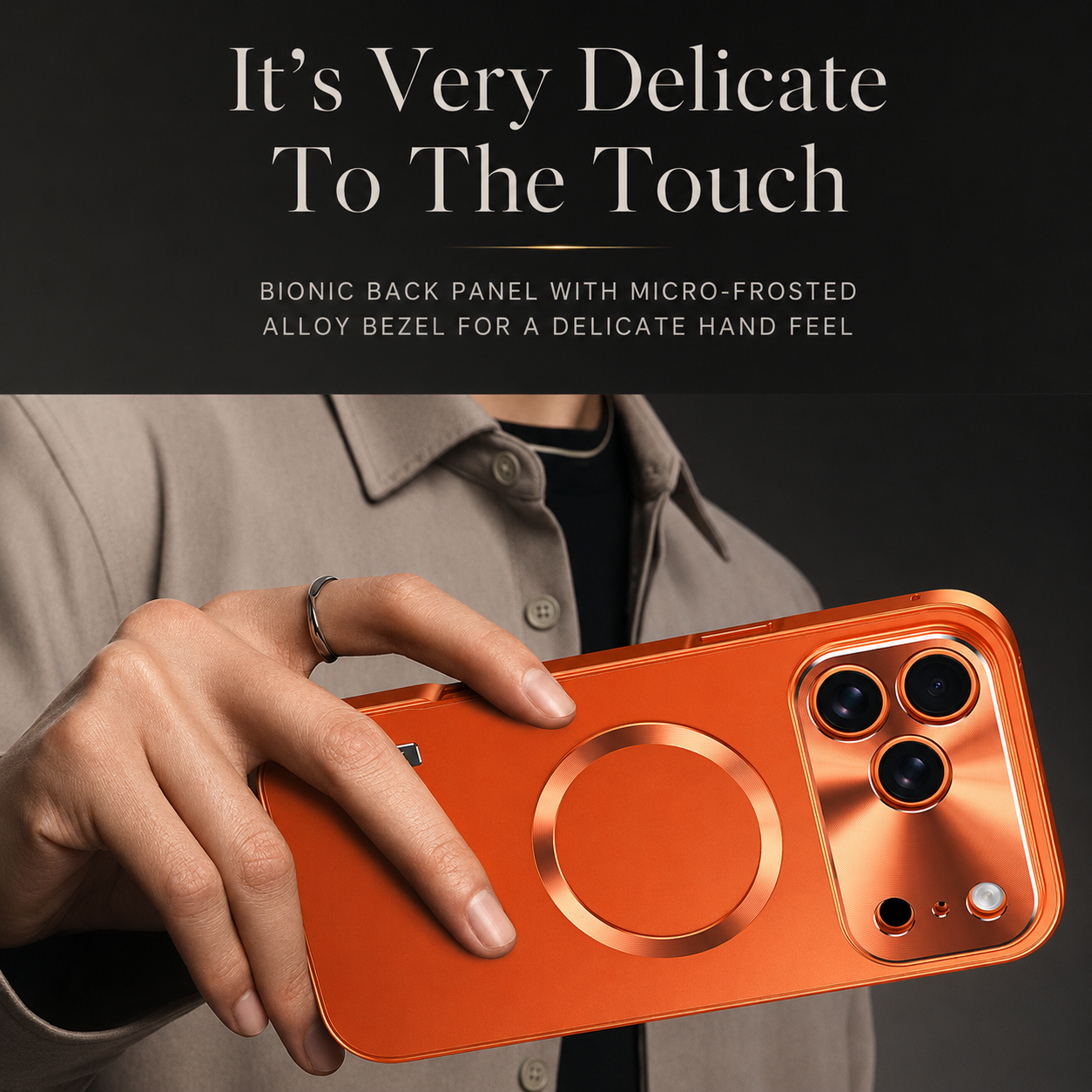 Premium iPhone Case MagSafe Compatible Magnetic Shockproof Cover Camera Lens Protection Ultra Thin Aluminum Frame Frosted Matte Back Full Protection