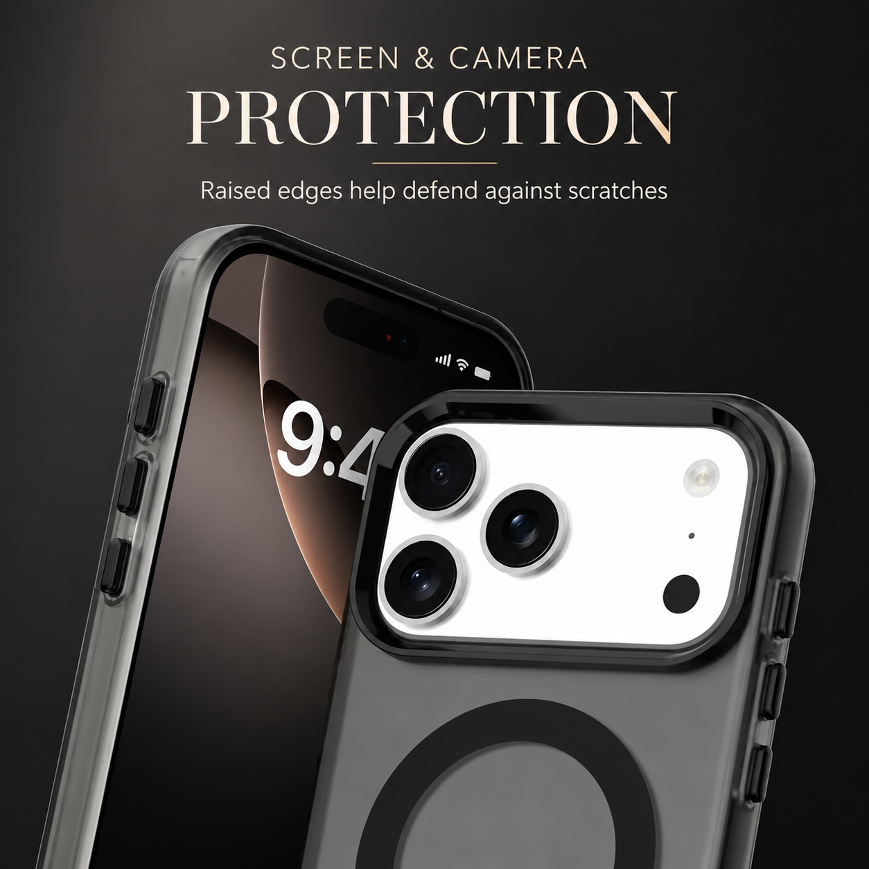 Premium iPhone Case MagSafe Compatible Matte Candy Clear Magnetic Soft Cover Camera Lens Protection Shockproof Anti-Fingerprint Non-Slip Design